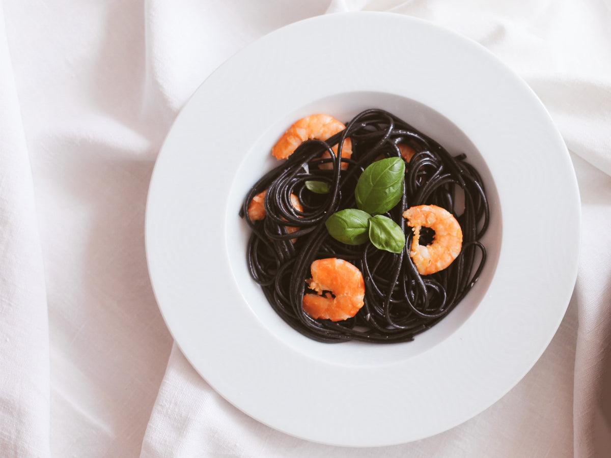 Cuttlefish Ink Pasta for a Spooky Halloween Feast