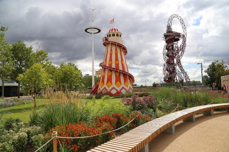 Queen Elizabeth Olympic Park – flowers after The Games