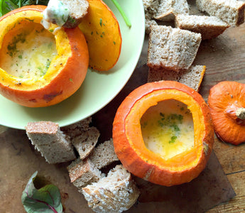 Mini squash fondues