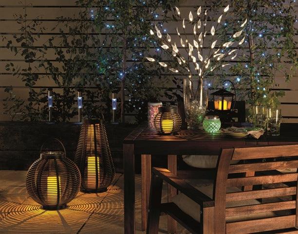 Garden lighting; add a little magic after dark with solar lighting