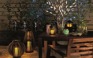 Garden lighting; add a little magic after dark with solar lighting