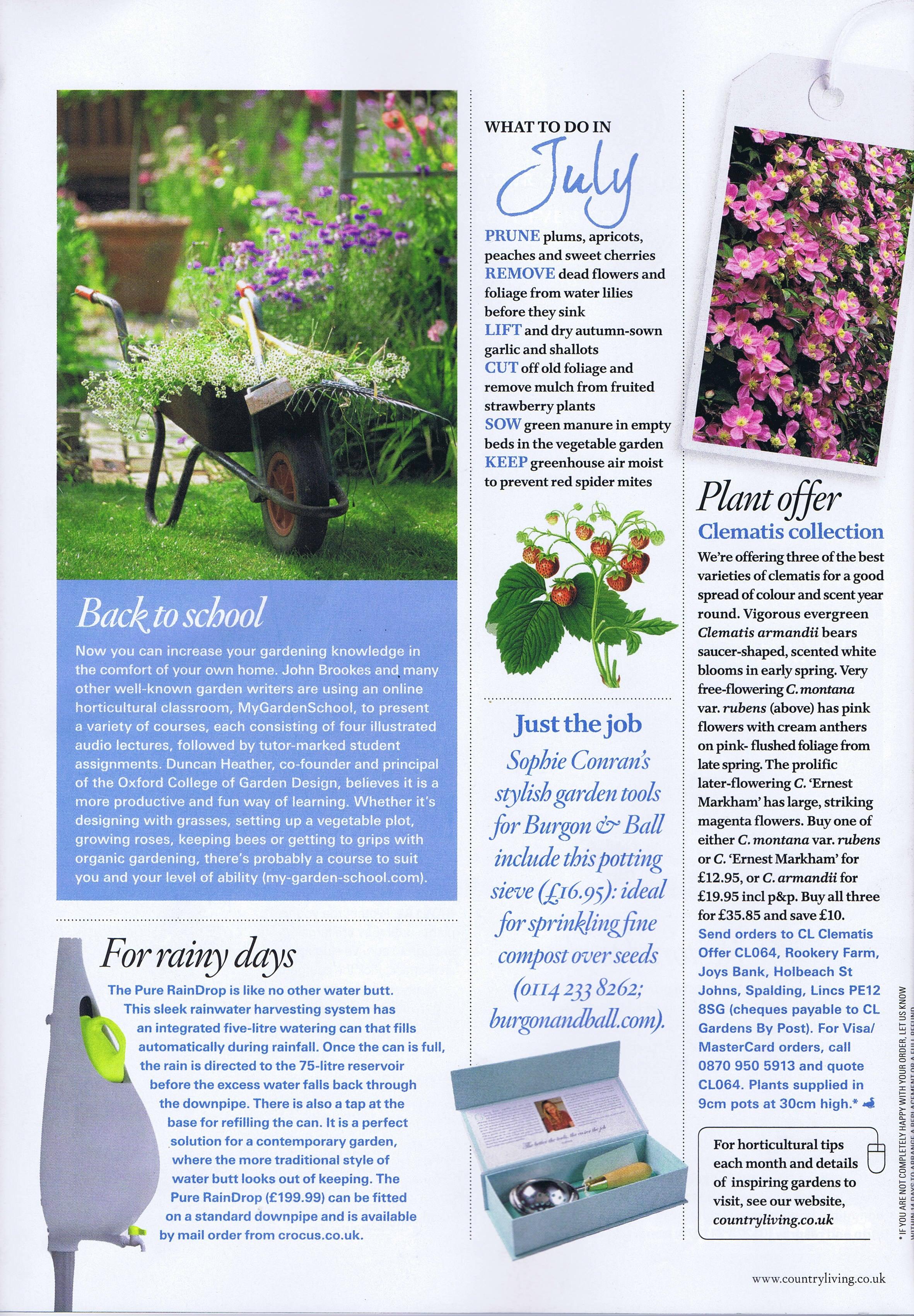 Country Living, July 2011