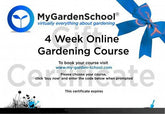 Last Minute Gardening Gift! - Give an Online Gardening Course Gift Voucher