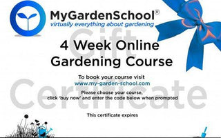 Last Minute Gardening Gift! - Give an Online Gardening Course Gift Voucher