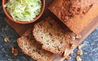 Baking with Courgettes: Spiced Banana Courgette Loaf
