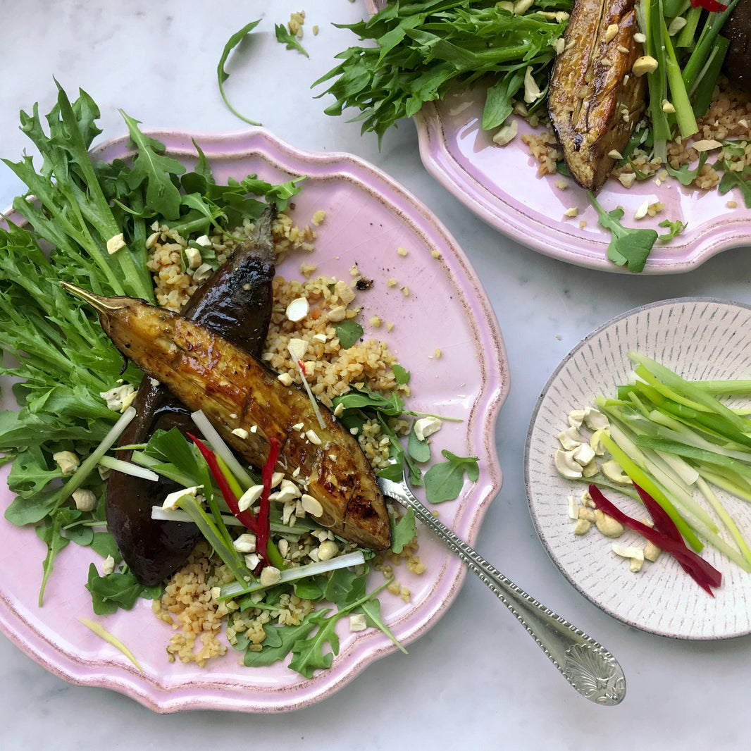 Miso aubergine supper