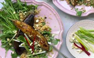 Miso aubergine supper