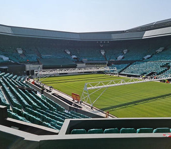 Wimbledon grass tennis courts and gardens