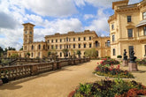 Summer colour at Osborne House; The private residence of Queen Victoria and Prince Albert