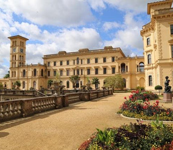 Summer colour at Osborne House; The private residence of Queen Victoria and Prince Albert