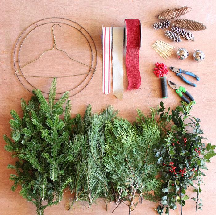 How to make your festive Winter wreath