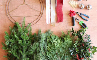 How to make your festive Winter wreath