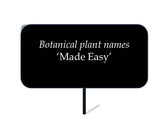 Speaking botanically &ndash; Understanding plant names part 2