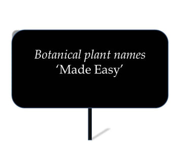 Speaking botanically &ndash; Understanding plant names part 2