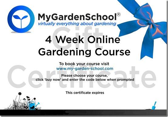 Mother's Day Gifts; A Gardening Course - the Perfect Present for Your Mum