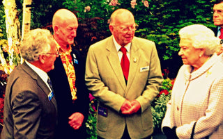 The Royal Family at The Chelsea Flower Show with MyGardenSchool's Andy McIndoe